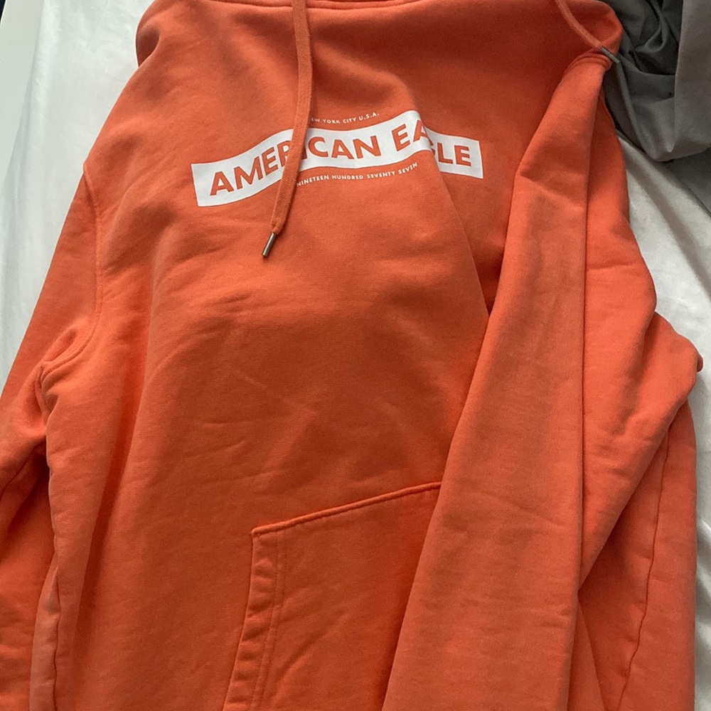 Orange American Eagle Hoodie (Originally $50)